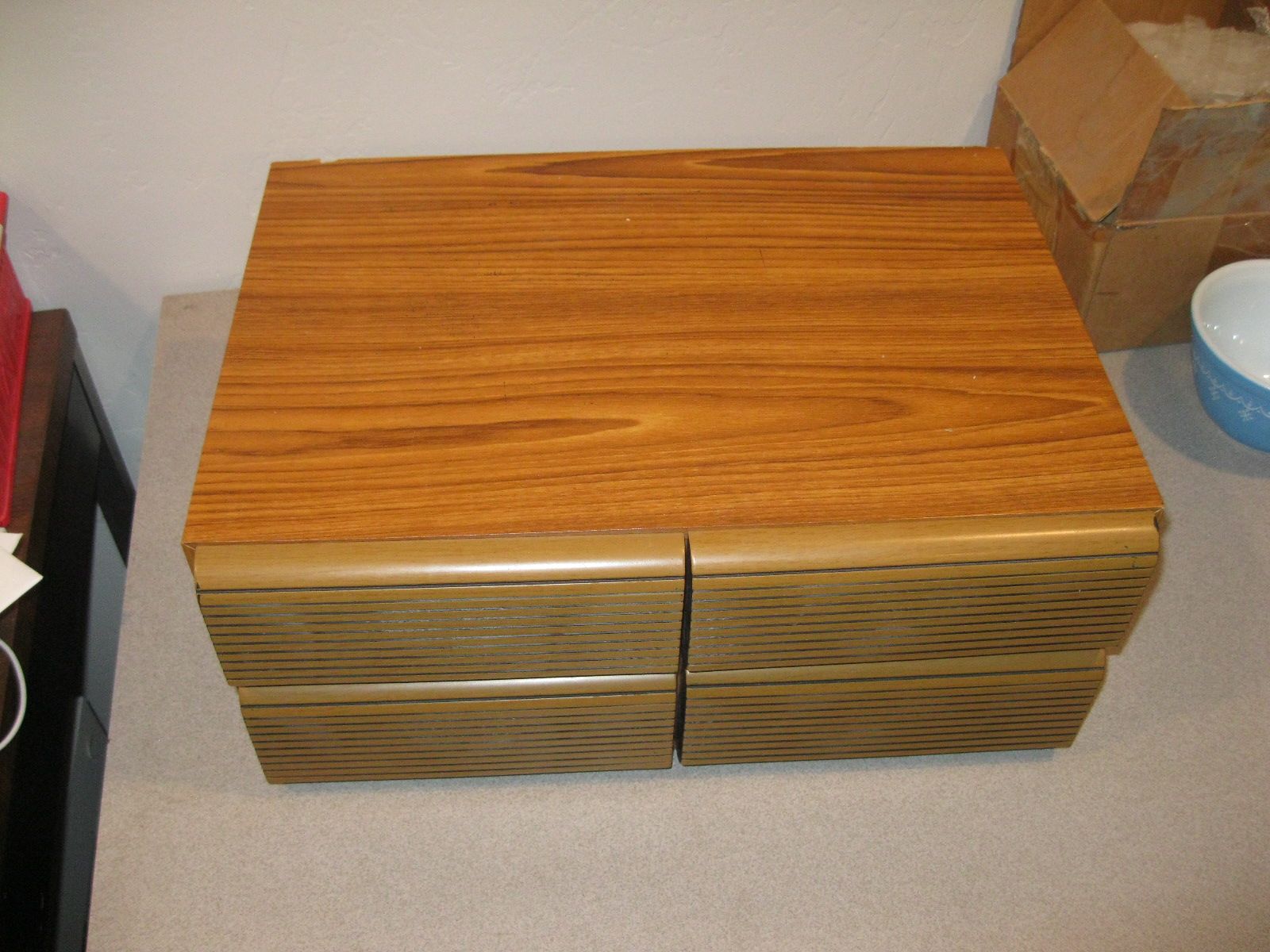 Vintage Cassette Storage Cases And Tapes