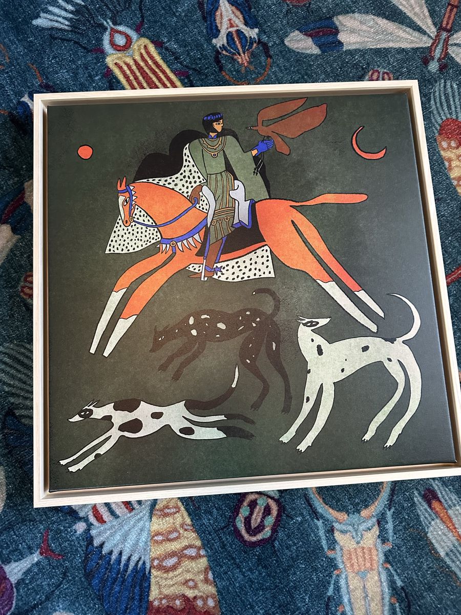 Custom framed art