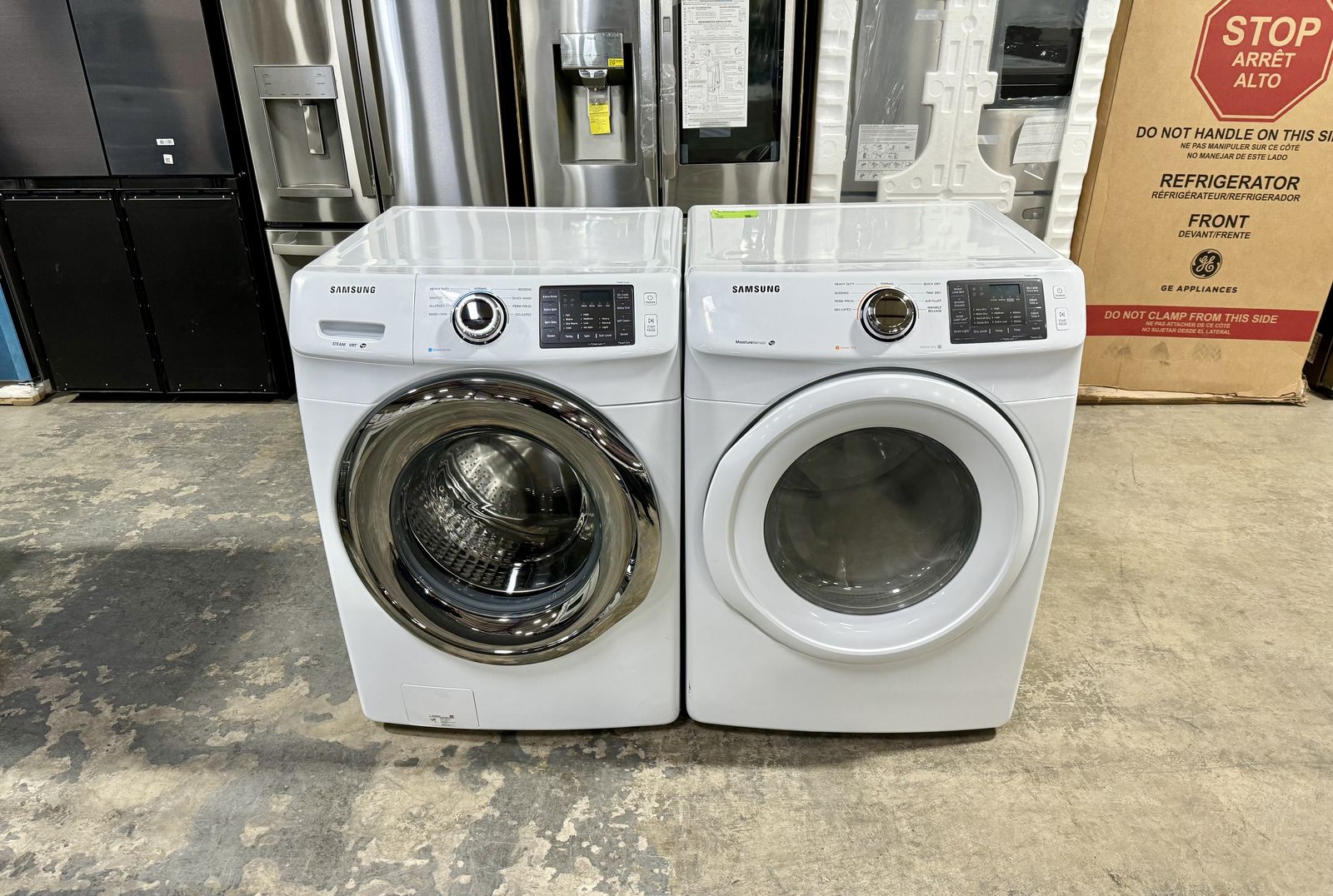 SAMSUNG FRONT LOAD WASHER AND DRYER SET