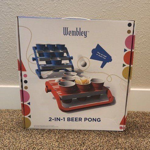 New Wembley 2-in-1 Beer Pong table set