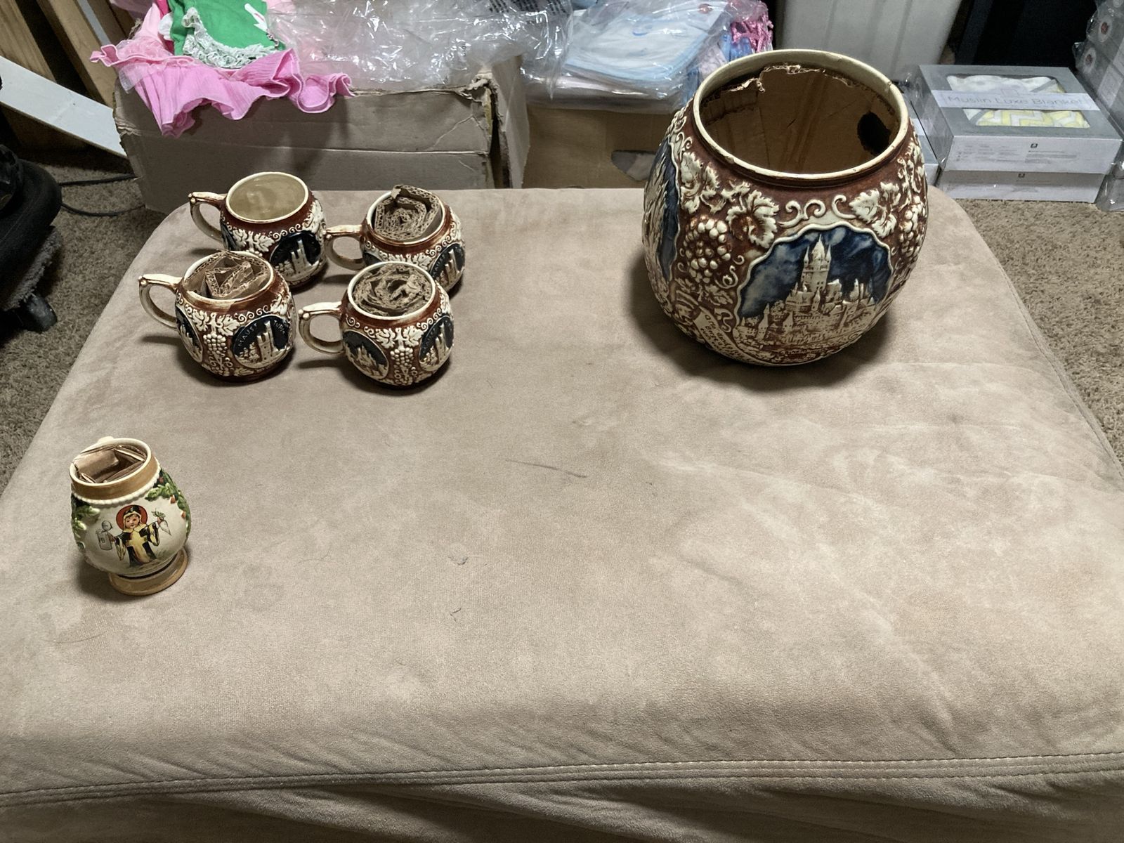 German Pottery Set (odds)