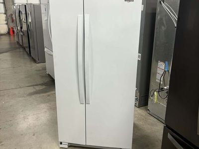 NEW WHIRLPOOL 33 INCH WHITE SIDE BY SIDE