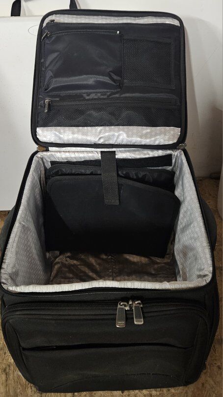 Black Rolling Briefcase