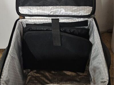 Black Rolling Briefcase