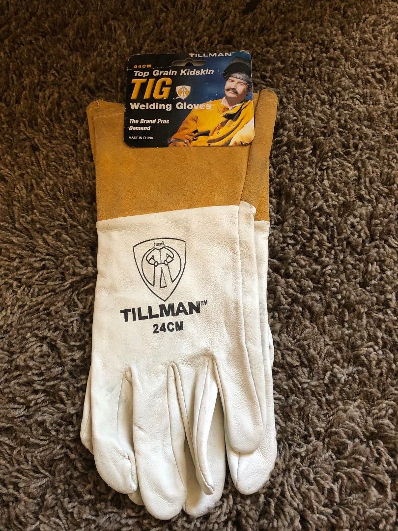 Tillman 24CM Top Grain Kidskin TIG Welding Gloves - Medium, New with Tags
