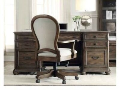 Executive Desk- Old Wood Oak Finish