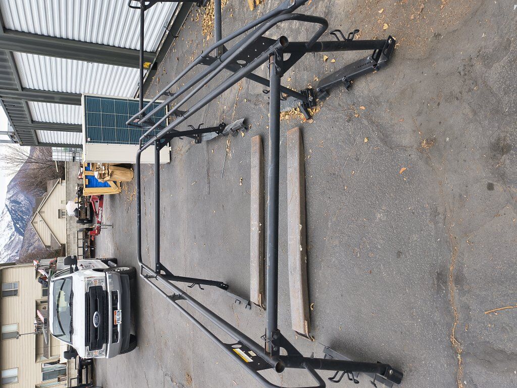 Weather Guard Bolt On Black Bar Style Ladder Rack