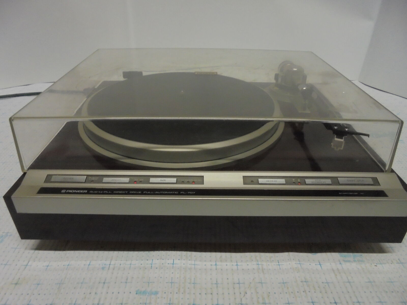 80s Vintage Pioneer PL-707 Direct Drive Turntable Record Player