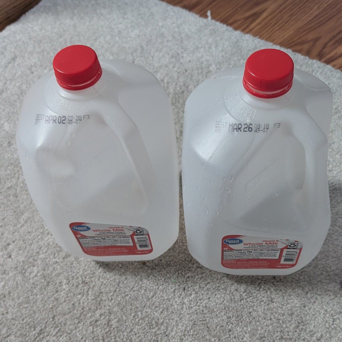 ISO EMPTY GALLON MILLK CONTAINER S