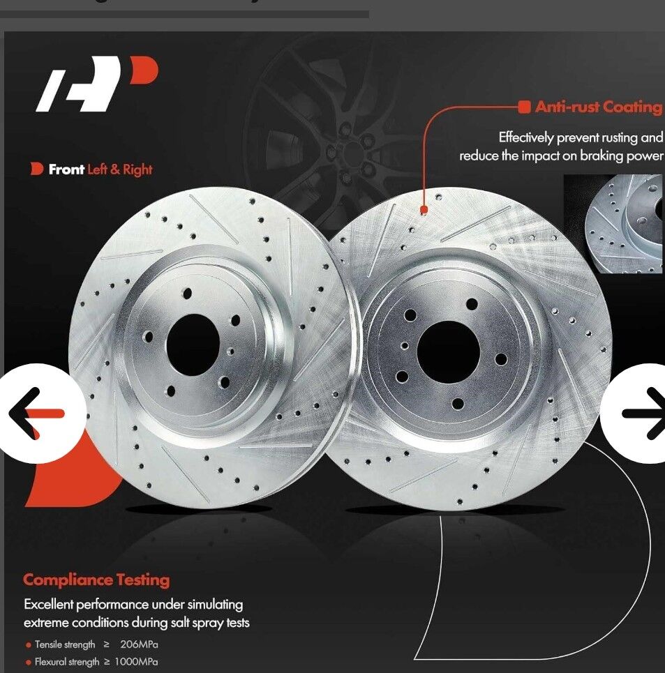 07-13 Infinity G37 front and rear Rotors