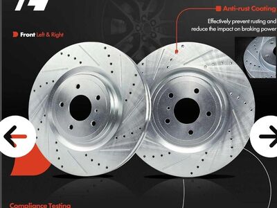 07-13 Infinity G37 front and rear Rotors