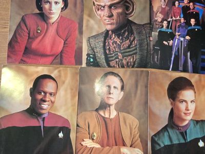 Star Trek, Deep Space Nine, Six 11x14 Postcards