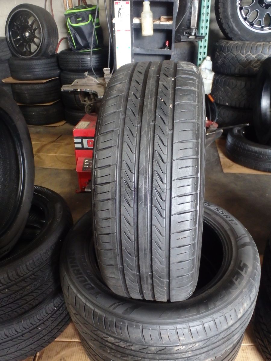 215/55R17 SENTURY TOURING PAIR OF TWO USED TIRES