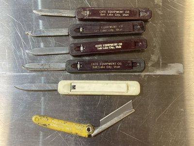 Vintage slide knives / pocket knives