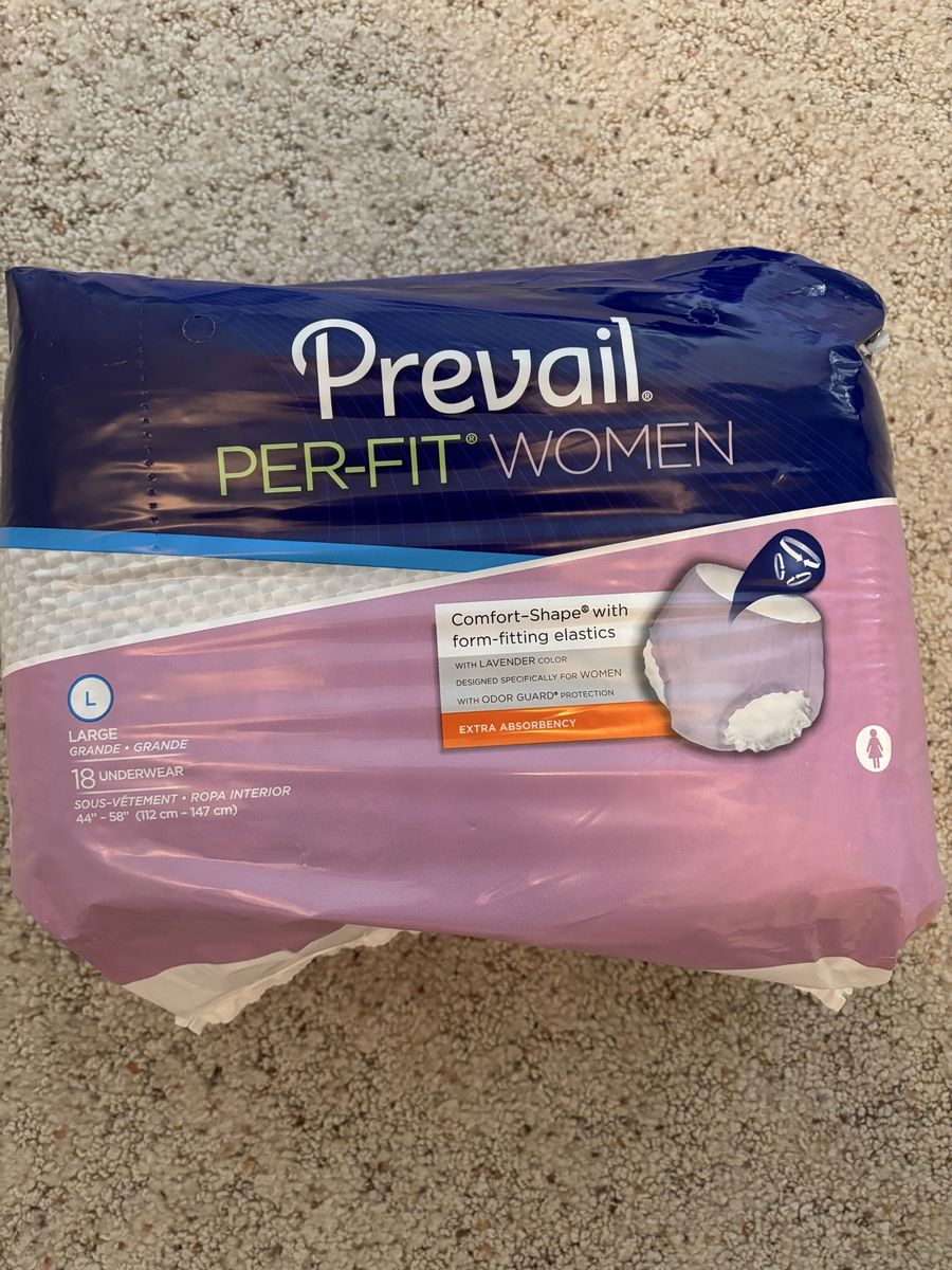Prevail Per-Fit Women Incontinence Underwear Size Large Extra Absorbency - 18 Count
