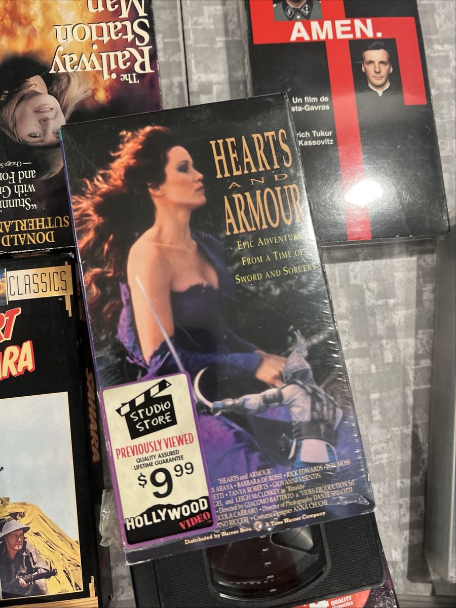 60+ Mixed VHS Tapes: Action, Drama, Adventure - Previously Viewed Hollywood Video Collection