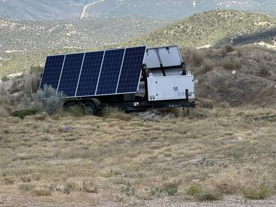 DC Solar Mobile Solar Power Trailer - Off-Grid Energy Solution