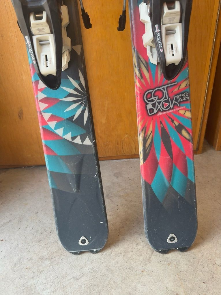 K2 GotBack Women’s Powder Skis 146cm With Bindings