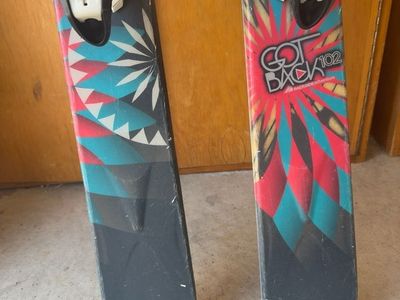 K2 GotBack Women’s Powder Skis 146cm With Bindings