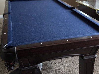 Olhausen 8' Belmont Slate Pool Table + Original Ping Pong Conversion Top
