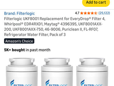Whirlpool/Maytag Fridge Water Filters