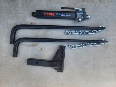 BRAND NEW Curt Weight Distribution Spring Bars, Shank, & Sway Control. Eaz-Lift / Curt
