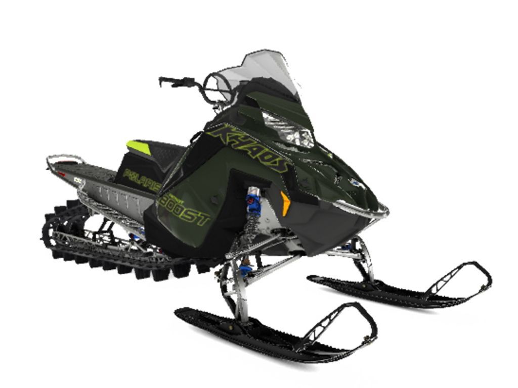 2024 Polaris® Patriot Boost RMK Khaos Slash 165 Premium Army Green