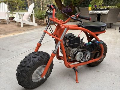UPGRADED Coleman bt200x mini bike. *NEED GONE*