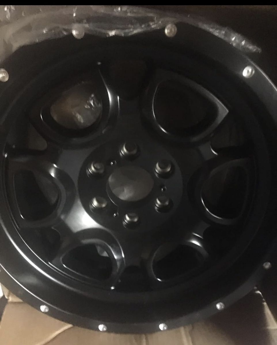 Matte Black Mamba Wheels/Rims - Set of 4