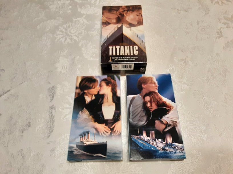 1997 Titanic VHS Movies ONE and TWO