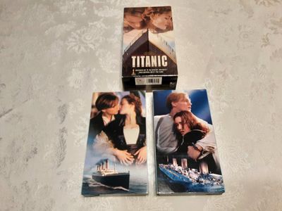 1997 Titanic VHS Movies ONE and TWO