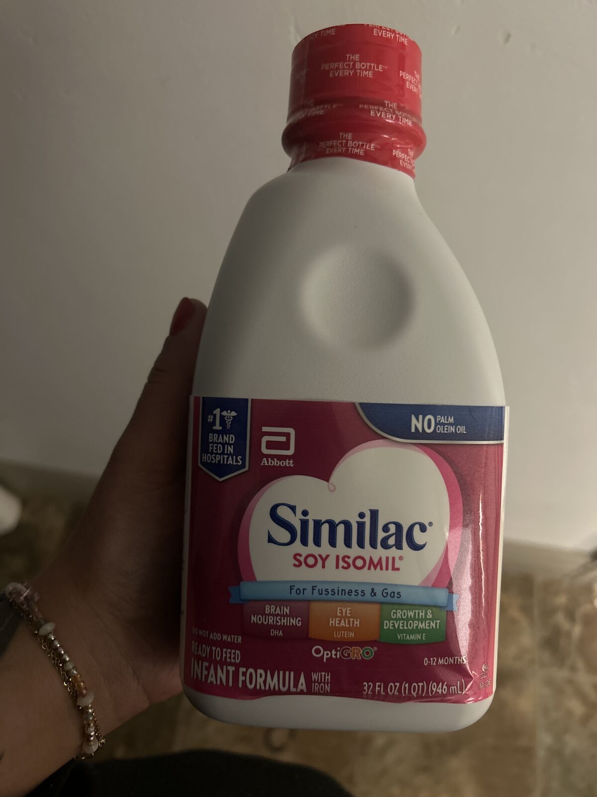 4pack 32 oz Soy  isomil similac formula