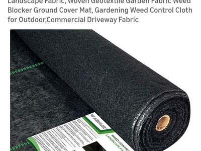 Landscape weed barrier fabric