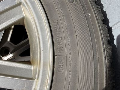 Like New Snow Tires and 16" Wheels!