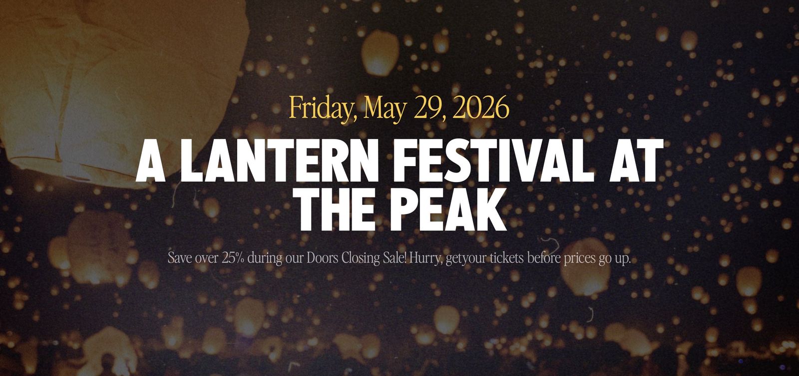 Lantern Festival Tickets