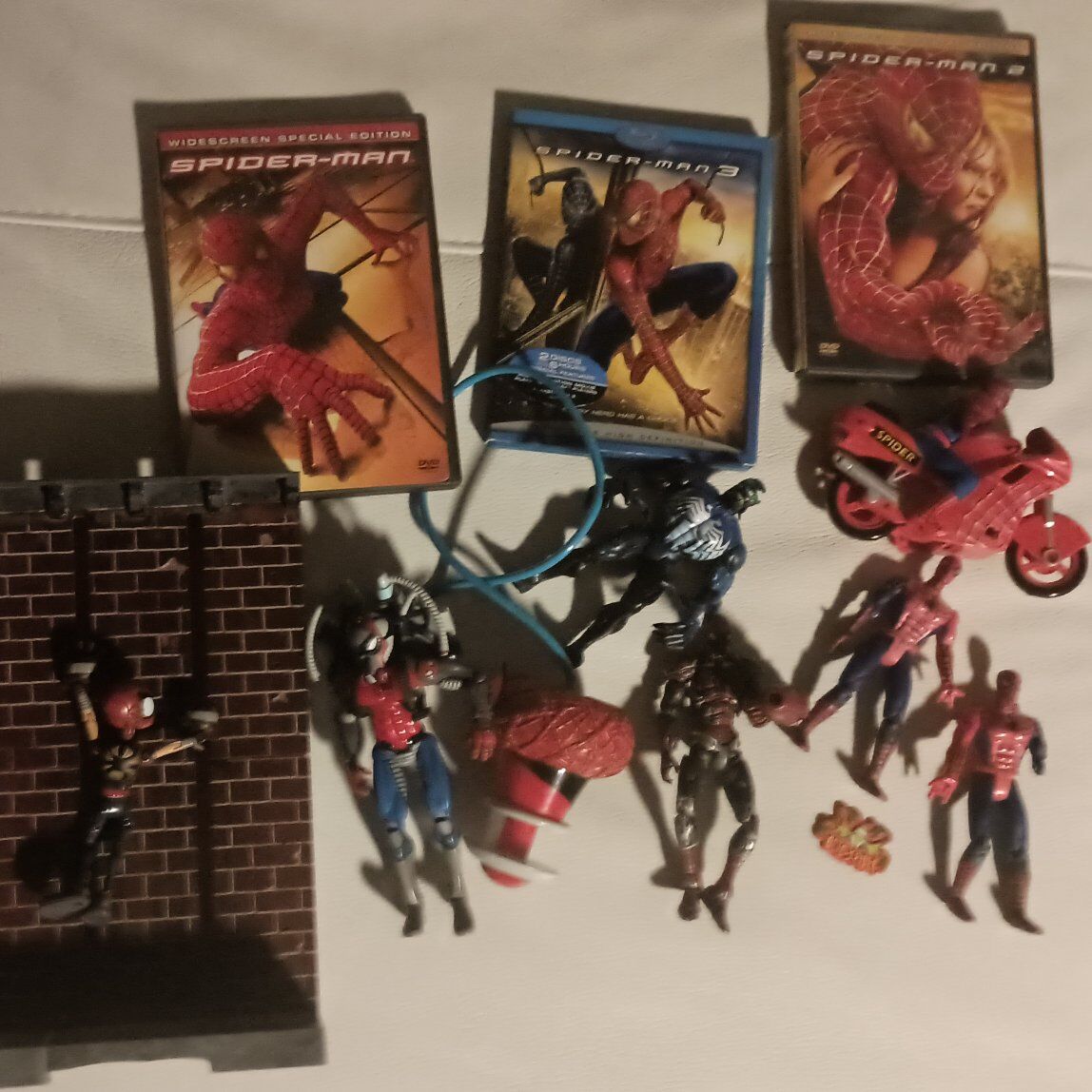 Spiderman Trilogy 7 figure lot