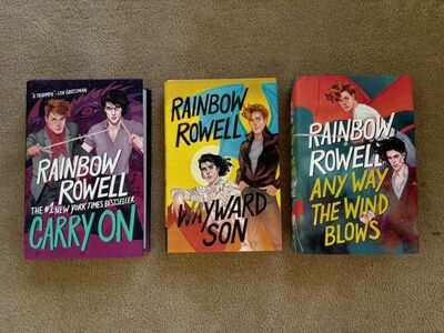 Simon Snow Trilogy, by Rainbow Rowell (hardcovers)
