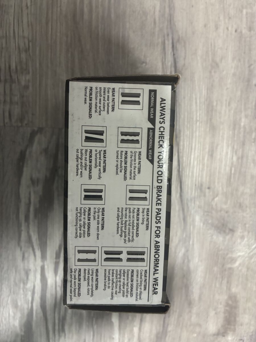 Brake pads and tools of all kinds