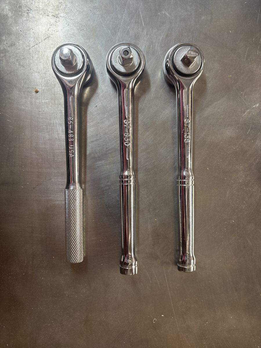 Stanley Ratchets 3/8" Drive, Chrome Finish