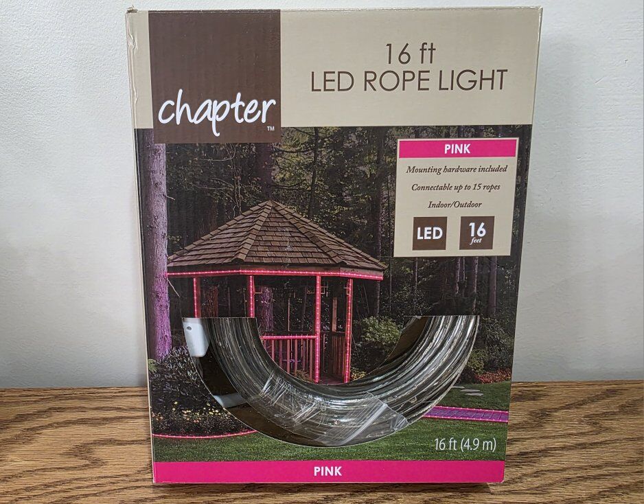 Chapter 16' LED Flexible Rope Lights (Pink)
5pcs =