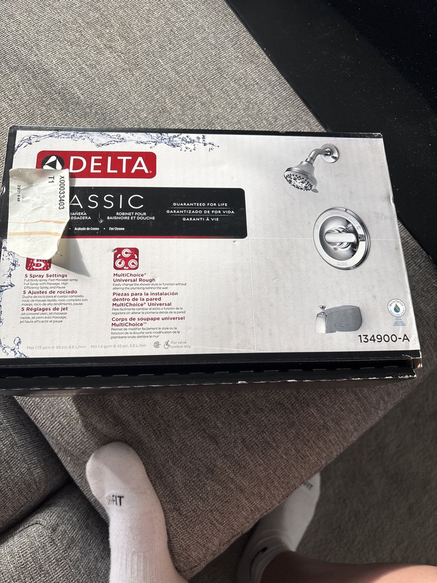 New In Box Delta Shower/Bath Set