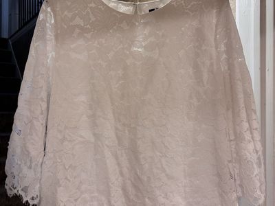 Women’s Lace 3/4 Length Sleeve XL Banana Republic Blouse/Top