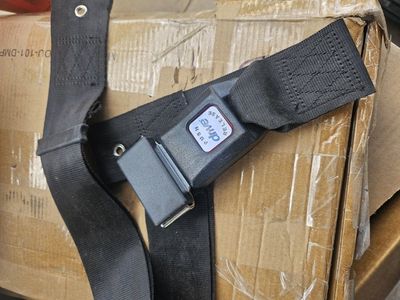 Drive Medical Universal Seat Belt with Push Button Release - Black