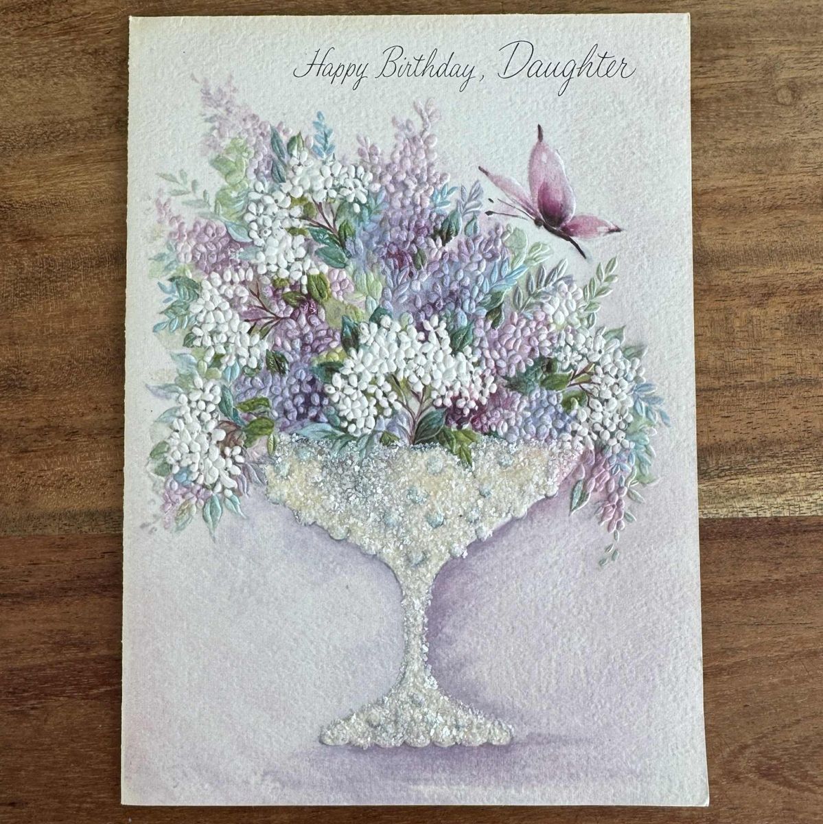 Vintage Hallmark Happy Birthday, Daughter Greeting Card - UNUSED
