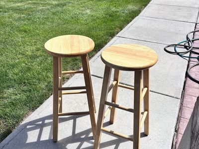 Two twenty nine inch bar stools, thirty five dollars