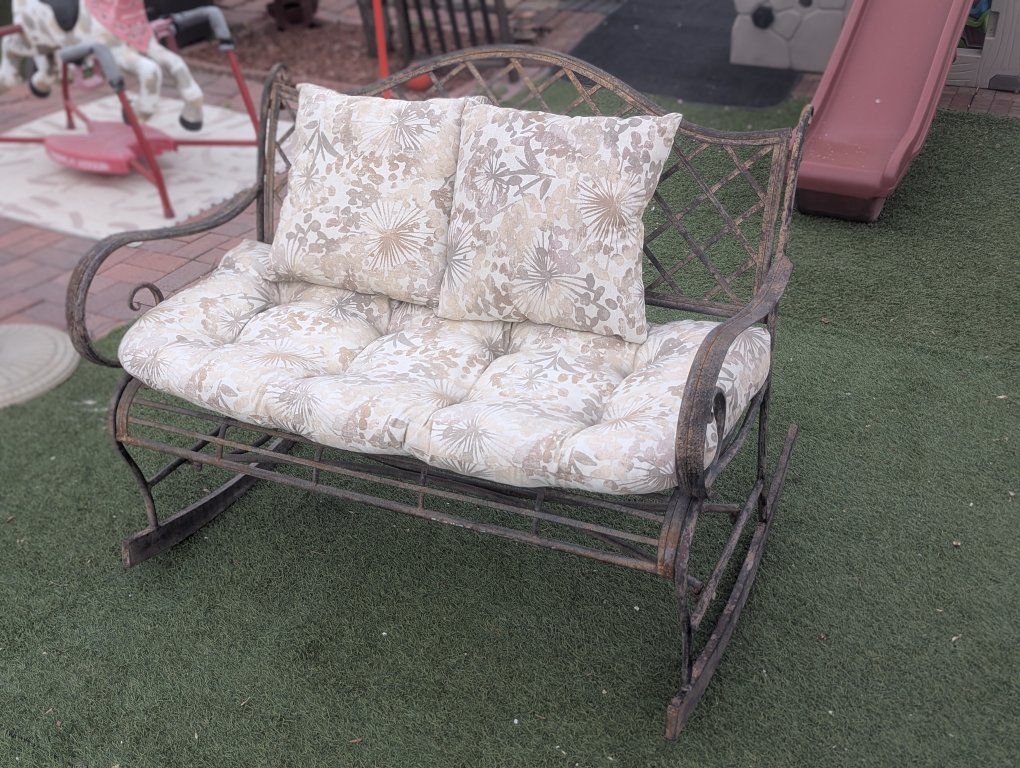 Vintage Rocking bench