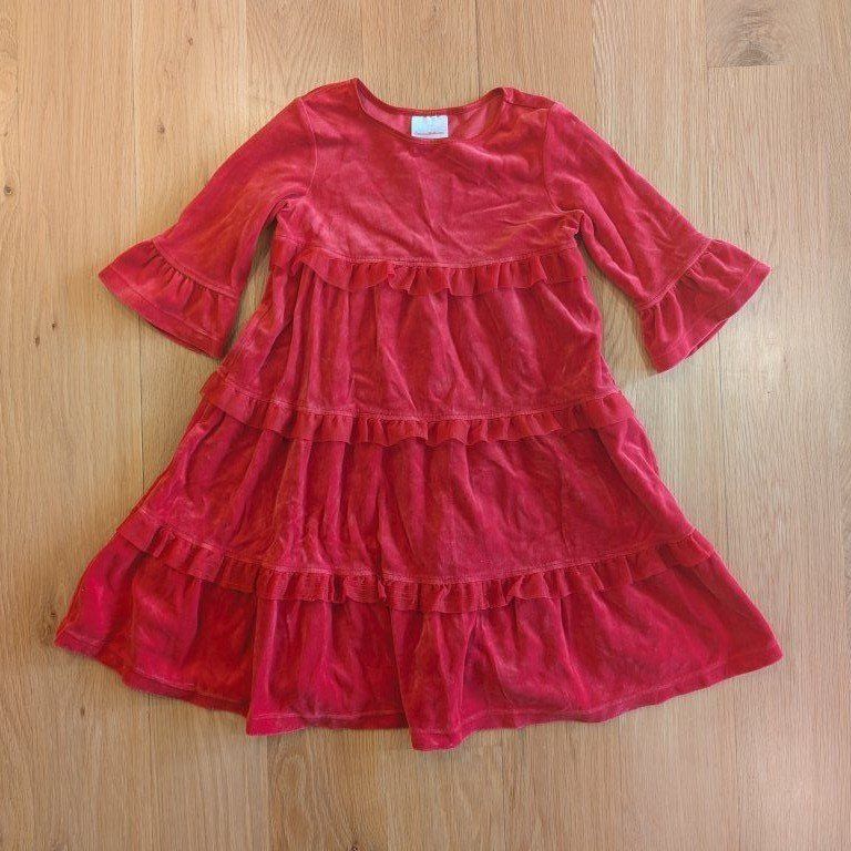 Red Hanna Andersson Dress - size 6 / 7