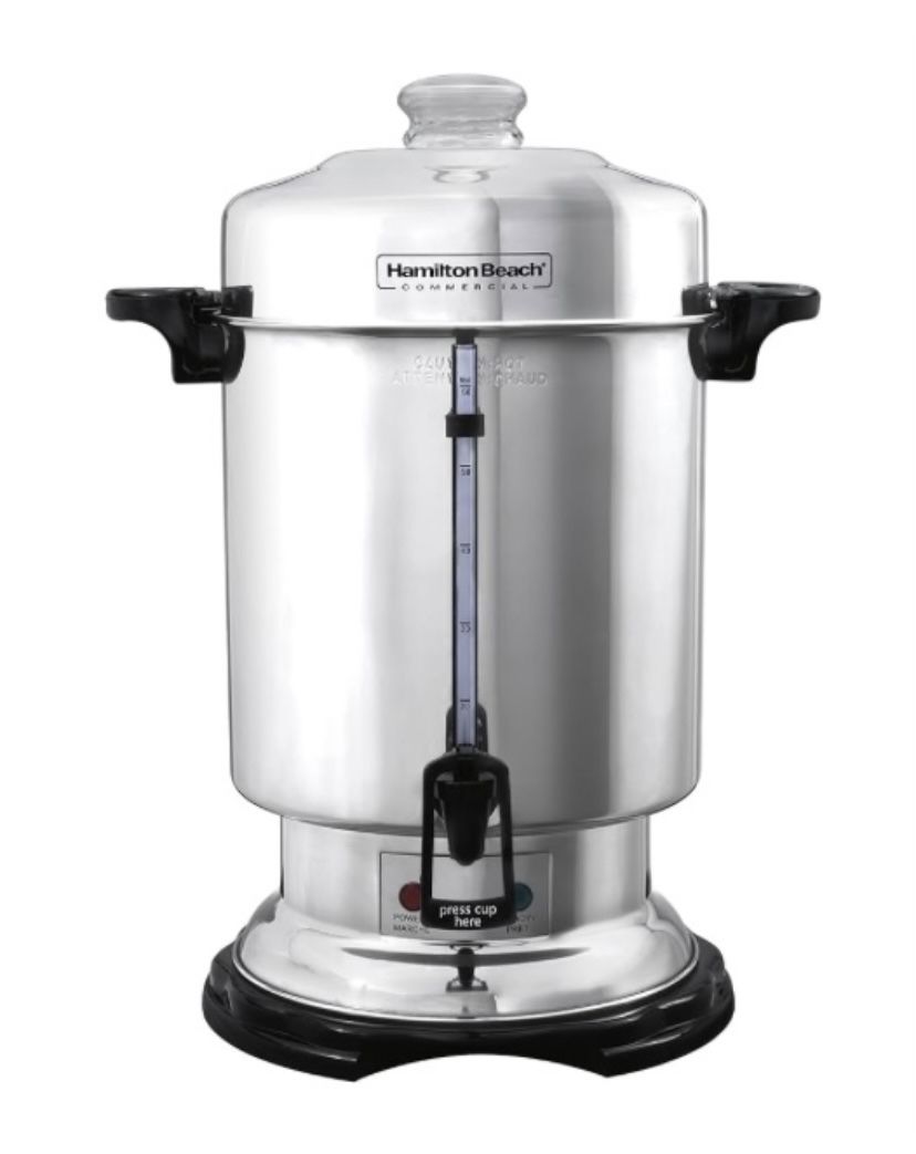 Coffee Maker 60 Cups Stainless Steel   NEW