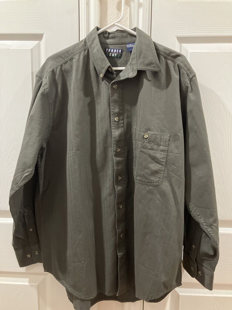 Black Trader Bay Button Up Shirt