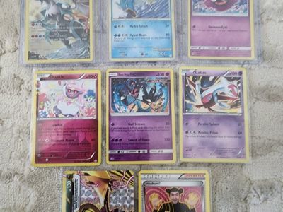 Pokemon Card Lot - 7 Cards, Featuring Gyarados, Latias, Gastly, and More - Great for Collectors